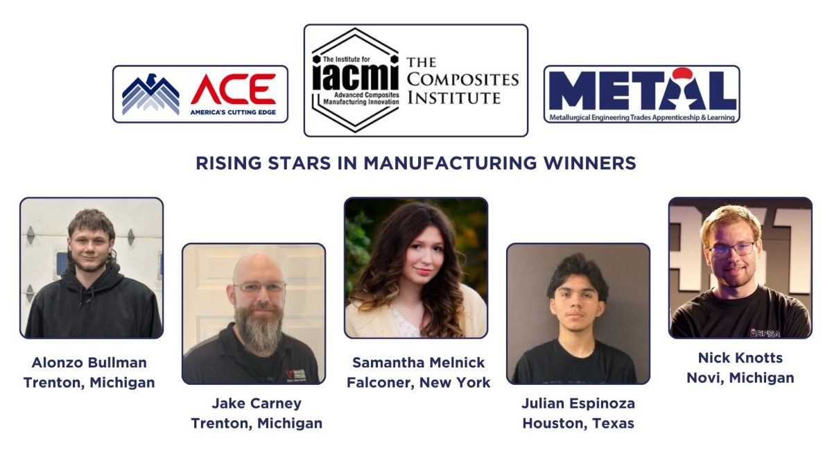 Rising Stars in Manufacturing award winners